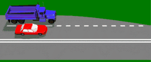 Traffic Lights Lanes - When two lanes merge into one (as shown in the diagram), who should give way?