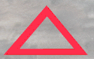 General Knowledge - The diagram shows a portable warning triangle. The warning triangles MUST be used: