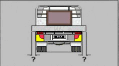 Load Restraint - What is the maximum allowable distance that a load may project on the side of a vehicle, provided overall width does not exceed 2.5 metres?