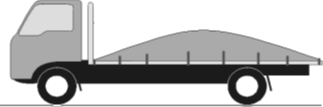 Load Restraint - Sheets and tarpaulins are not strong enough to hold down bulk loads unless the load is: