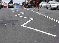 Pedestrians - You see these zigzag markings on the road in front of you. What do they mean?