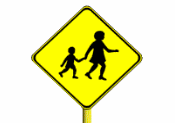 Traffic Signs - You are most likely to find this sign, where: