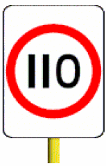 Speed Limits - On a freeway with a maximum speed limit of 110 km/h, a learner driver or rider must not drive faster than