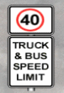 Speed Limits - Look at the diagram. This means that: