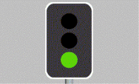 Traffic Lights Lanes - This light means, you: